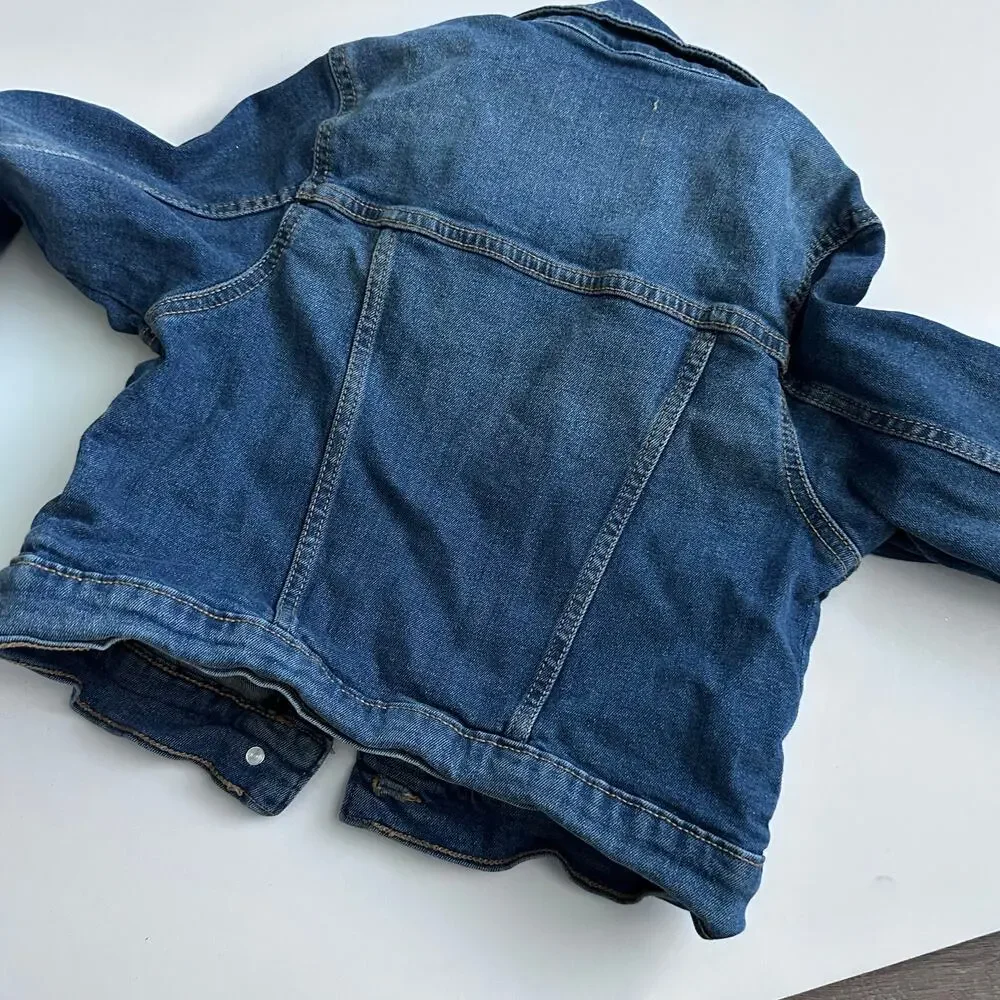 Old Navy Medium Wash Denim Jacket - Girls Size Small